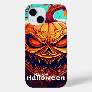 Ornate Jack-o-Lantern Twisted Branch Halloween iPhone 15 Case