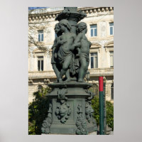 Ornate Lamp Post Base