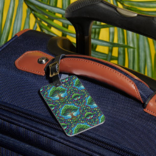 Ornate luggage tag