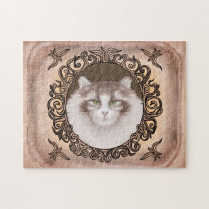 Ornate Norwegian Cat   jigsaw puzzle 