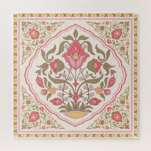 Ornate Oriental: Floral Stylish Design. Jigsaw Puzzle
