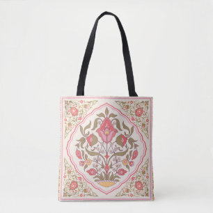 Ornate Oriental: Floral Stylish Design. Tote Bag