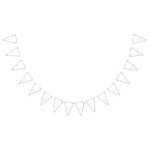 Ornate paisley design with beige floral and leaf m bunting 