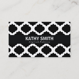 Ornate Pattern   Chic Business Card