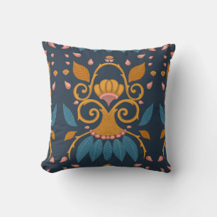 Ornate pattern Medieval style cushion
