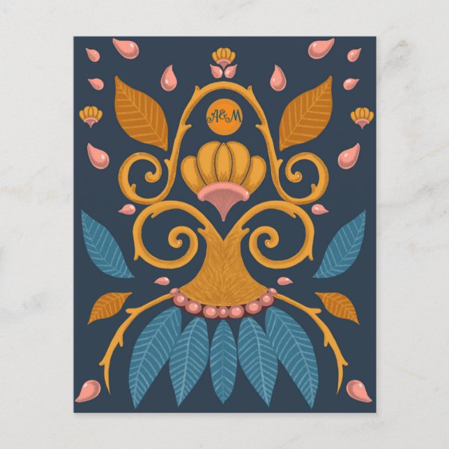 Ornate pattern Medieval style personalized (Front)