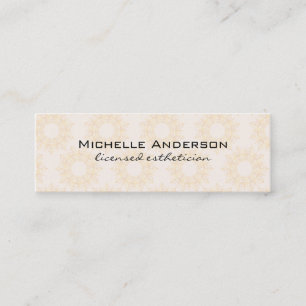 Ornate Pattern Mini Business Card