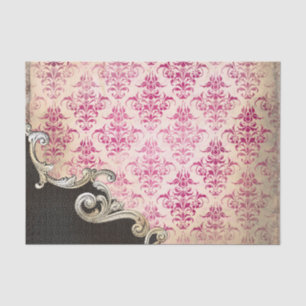 Ornate Pattern Retro Vintage Decoupage Tissue Paper