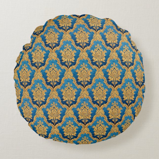 Ornate Pattern  Round Cushion (Front)