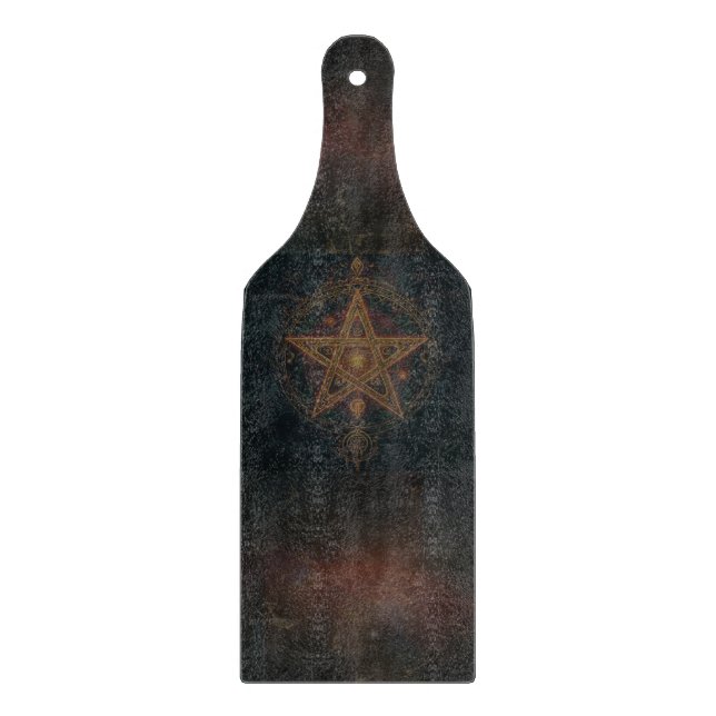 Ornate Pentagram  Cutting Board (Front)