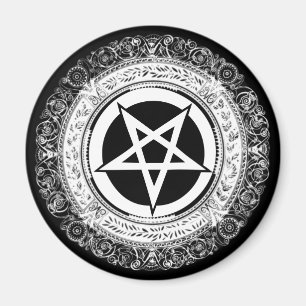 Ornate Pentagram Magnet