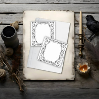 Ornate Period Design Framed Post-it Notes