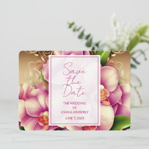 Ornate Photo Wedding Save the Date  Invitation