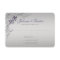 Ornate Purple Silver floral Swirls RSVP