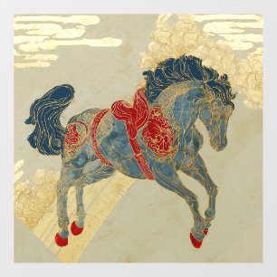 Ornate Royal Blue Horse