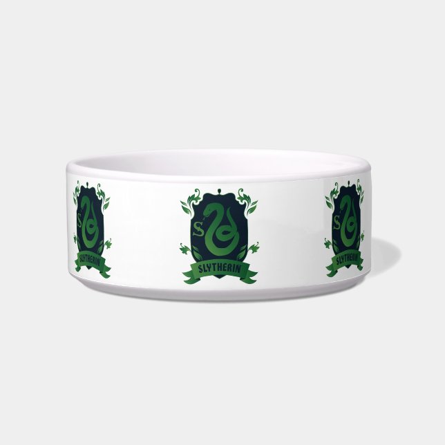 Ornate SLYTHERIN™ House Crest Bowl (Front)