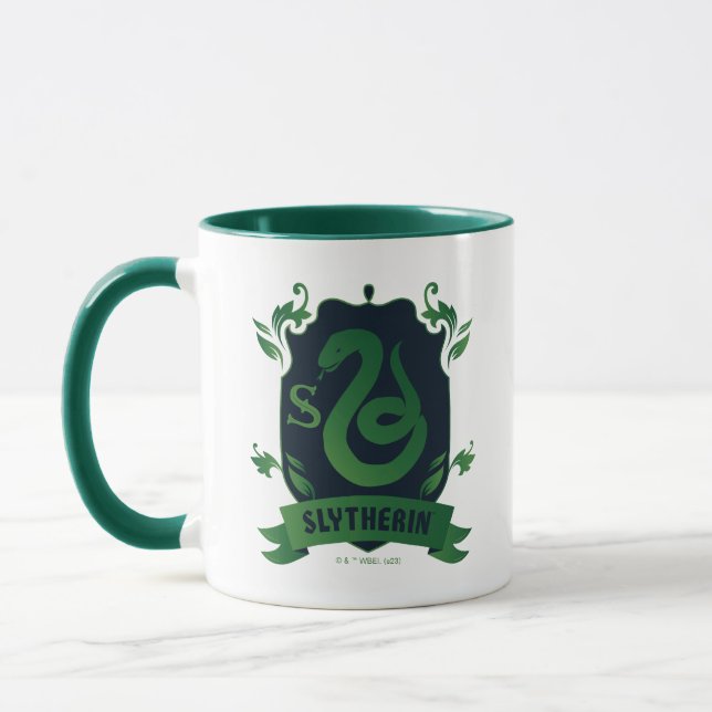 Ornate SLYTHERIN™ House Crest Mug (Left)