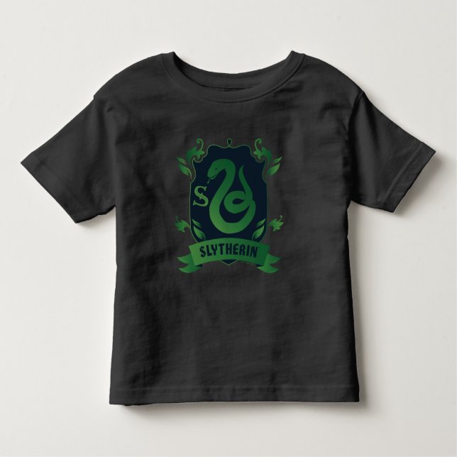 Ornate SLYTHERIN™ House Crest Toddler T-Shirt (Front)