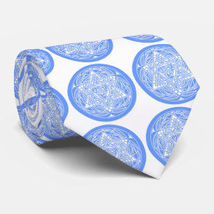 Ornate Star of David Tie