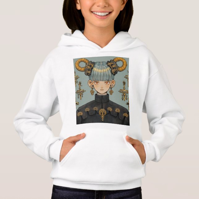 Ornate Steampunk Fantasy Anime Girl (Front)