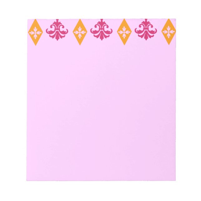 Ornate Stripe Notepad (Front)
