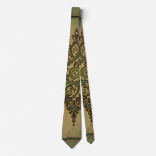 Ornate Treble Clef Tie