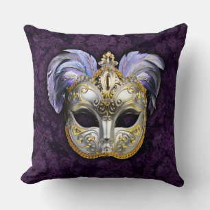 Ornate Venetian Mask Cushion