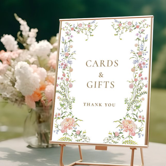 Ornate Victorian Grace Floral Cards and Gifts Sign (Creator Uploaded)