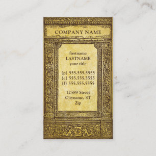 Ornate Vintage Border Business Card