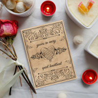 Ornate Vintage Heartbeat