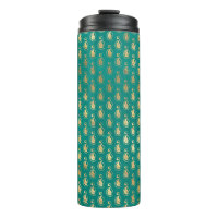 Ornate Vintage Teal and Gold Peacock