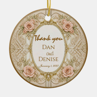 Ornate Vintage Wedding Favour Ornament
