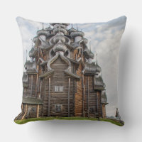 Ornate wooden church, Russia