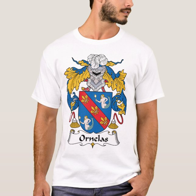 Ornelas Family Crest T-Shirt (Front)