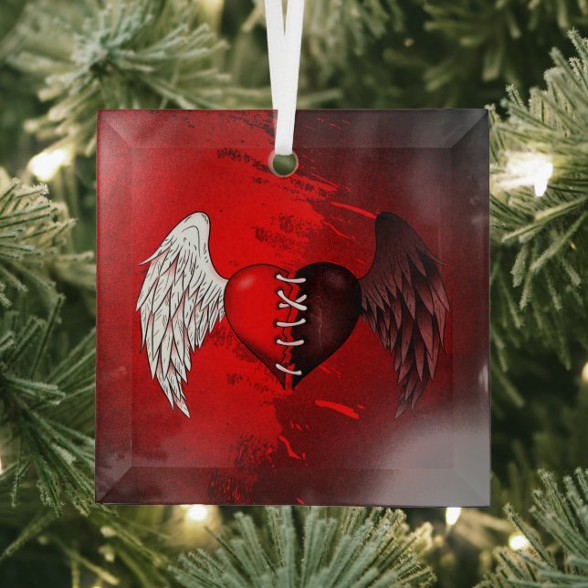 Ornement En Verre Mi-ange mi-démon Glass Tree Decoration (Insitu)