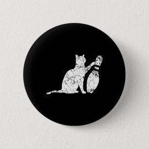 Ornery Alley Cat Tipping Bowling Pin Funny Team Gi