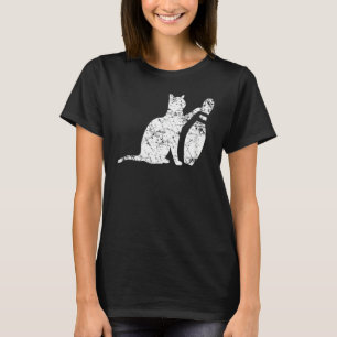 Ornery Alley Cat Tipping Bowling Pin Team T-Shirt