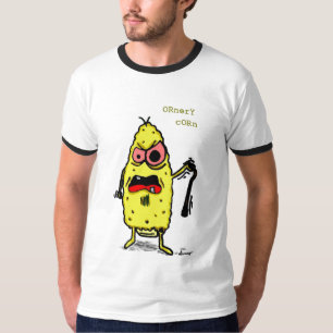 Ornery Corn Mens Ringer T-Shirt