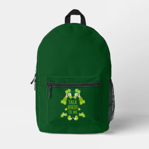 Ornithologist Birdwatcher Printed Backpack