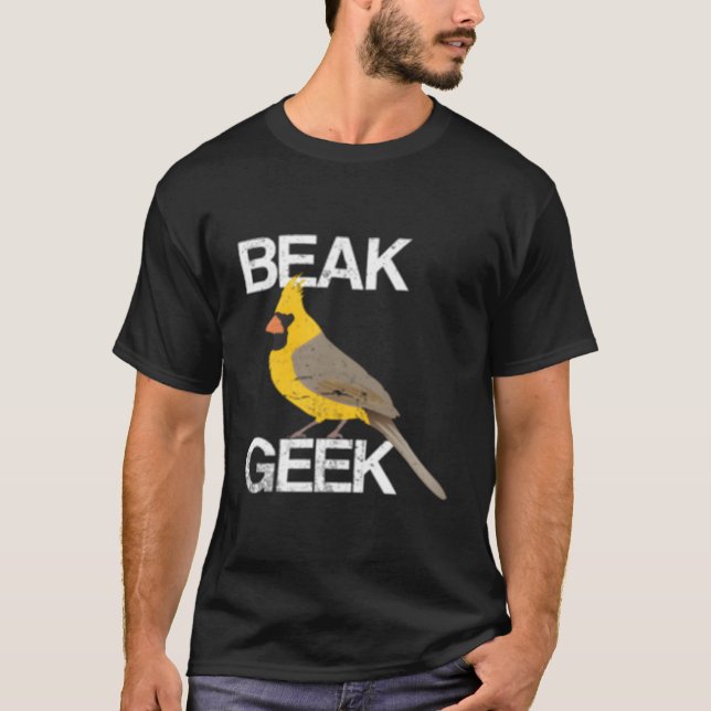 Ornithologist Nerds Beak Geek Birdwatching Bird T-Shirt (Front)