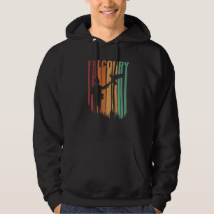 Ornithology Birder Falconer Falconry Hunting Vinta Hoodie