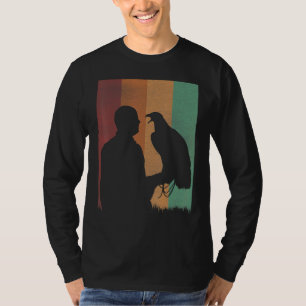 Ornithology Birder Falconer Falconry Hunting Vinta T-Shirt