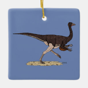 Ornithomimus Ceramic Tree Decoration