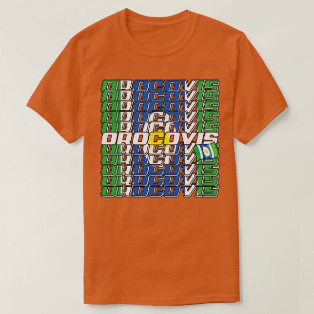 Orocovis Cascade text 3 T-Shirt (Design Front)