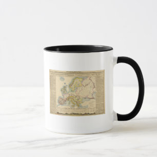 Orographic map of Europe Mug
