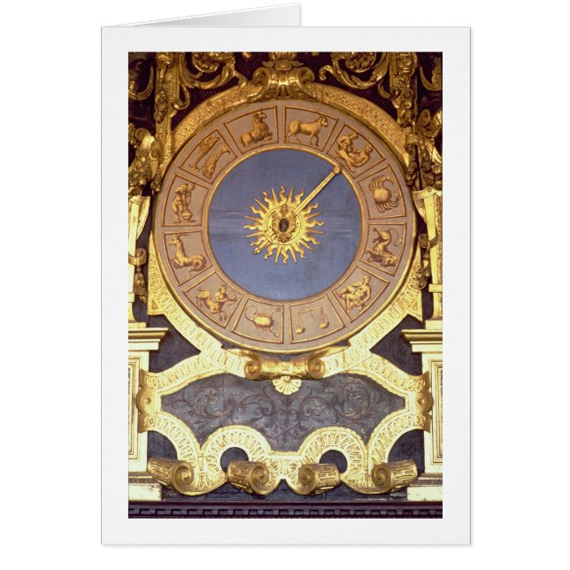 Orologio Zodicale (Zodiac Clock) (fresco and gilde (Front)