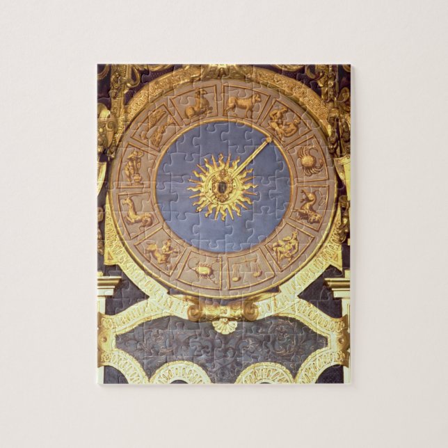 Orologio Zodicale (Zodiac Clock) (fresco and gilde Jigsaw Puzzle (Vertical)