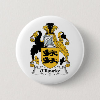 O'Rourke Family Crest 6 Cm Round Badge