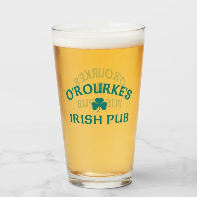 O'Rourke's Irish Pub  Glass (Front Filled)