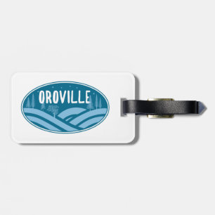 Oroville California Outdoors Luggage Tag